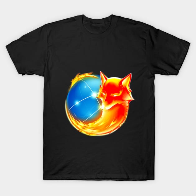 firefox T-Shirt by vredina